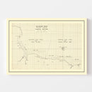 Vintage D-Day Normandy Invasion Map 1944
