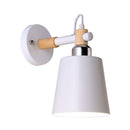 GobekUsa Nordic Monochrome Rotatable Wall Lamp with Empire Shade, Ideal for Stairs