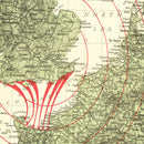 Vintage D-Day Invasion Map 1944