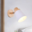 GobekUsa Nordic Style Rotatable Wall Lamp for Baby Room with Coolie Shade and Metal Base