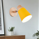 GobekUsa Nordic Style Rotatable Wall Lamp for Baby Room with Coolie Shade and Metal Base