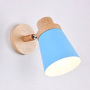 GobekUsa Nordic Style Rotatable Wall Lamp for Baby Room with Coolie Shade and Metal Base