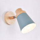 GobekUsa Nordic Style Rotatable Wall Lamp for Baby Room with Coolie Shade and Metal Base