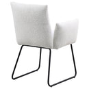 Donica - Upholstered Dining Arm Chair (Set of 2) - Light Gray by HouseOfZazla
