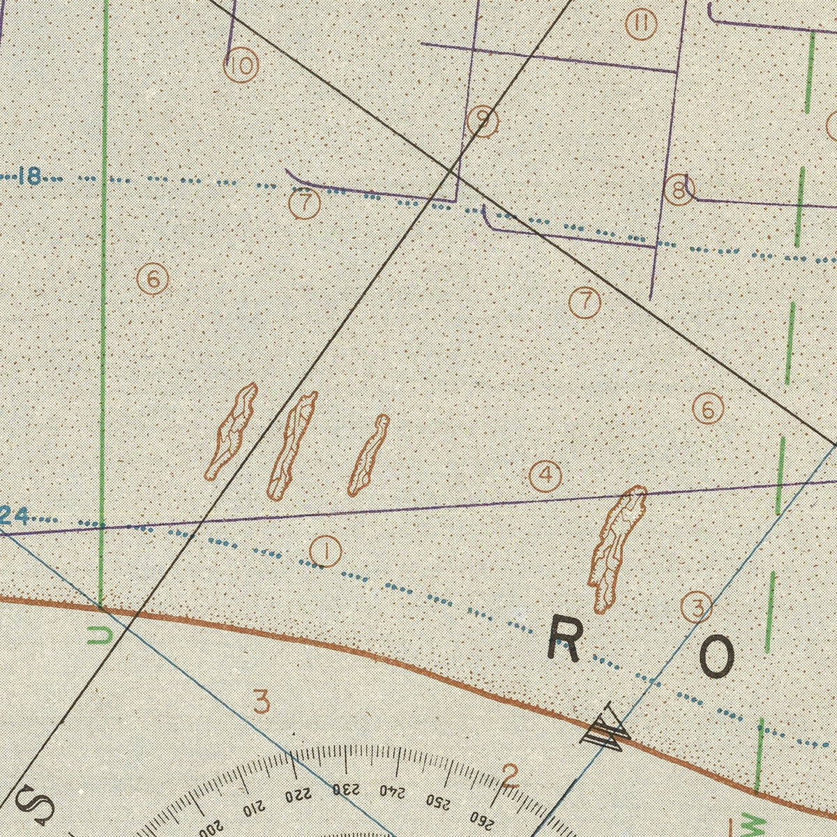 Vintage Utah Beach D-Day Map 1944, photo 2 of 5