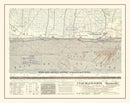Vintage Utah Beach D-Day Map 1944