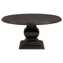 Twyla 60-inch Round Wood Dining Room Table Dark Cocoa
