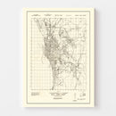 Vintage Manila Philippines World War II Map 1945