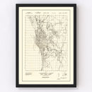 Vintage Manila Philippines World War II Map 1945