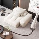 Modern Oversized Modular Sectional Sofa with Sparkling Chenille Fabric
