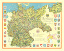 Vintage Germany in the Borders of 1937 Map