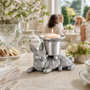 Rabbit candle holders by Arthur Court Designs