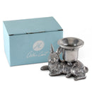 Rabbit candle holders by Arthur Court Designs