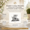 Rabbit candle holders by Arthur Court Designs