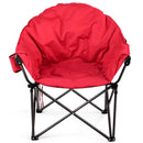Oversized Folding Camping Moon Chair with Cup Holder by LJGDeals
