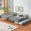 Bunk Bed With Ladder And Safety Guardrail by HouseOfZazla