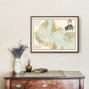 Vintage Charleston Harbor Map 1861