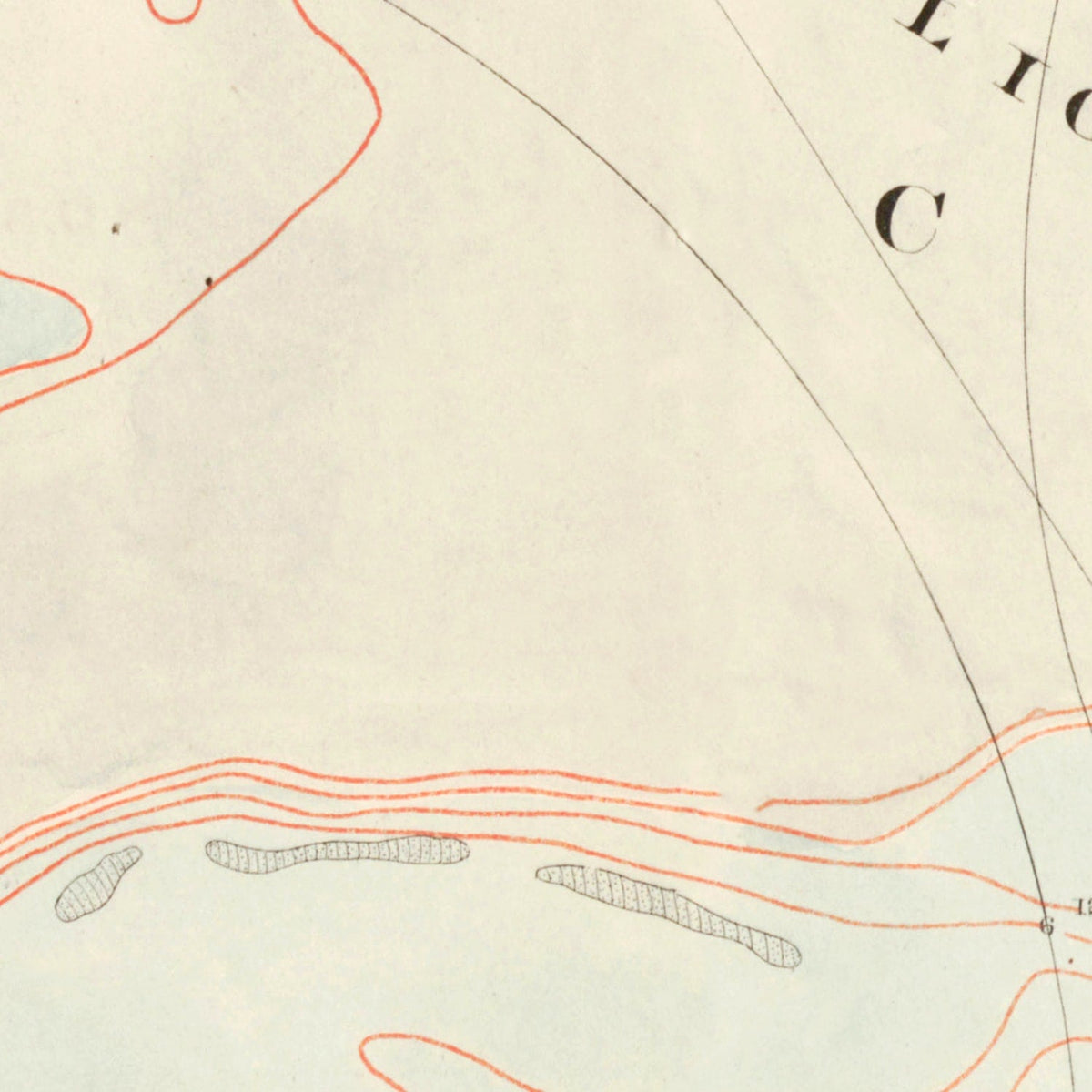 Vintage Charleston Harbor Map 1861, photo 2 of 5