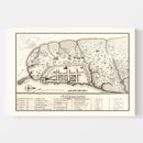 Vintage Map of Charleston, South Carolina 1809