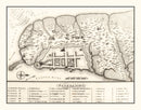 Vintage Map of Charleston, South Carolina 1809