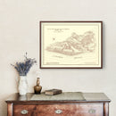 Vintage Hilton Head Island Map 1861