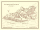 Vintage Hilton Head Island Map 1861