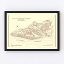 Vintage Hilton Head Island Map 1861