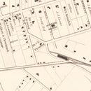 Vintage Map of Spartanburg, South Carolina 1882