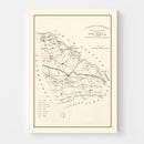 Vintage Map of Union County, South Carolina 1873