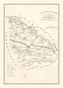 Vintage Map of Union County, South Carolina 1873