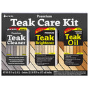 Star brite Premium Teak Care Kit - Step 1, Step 2,  Step 3 - 16 oz