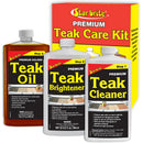 Star brite Premium Teak Care Kit - Step 1, Step 2,  Step 3 - 32 oz