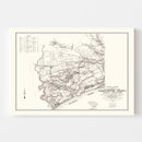 Vintage Map of Charleston County, South Carolina 1938