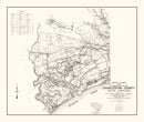 Vintage Map of Charleston County, South Carolina 1938