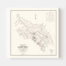 Vintage Map of Calhoun County, South Carolina 1938