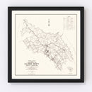 Vintage Map of Calhoun County, South Carolina 1938