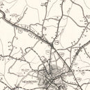 Vintage Map of Newberry County, South Carolina 1938