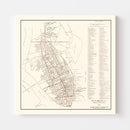 Vintage Map of Charleston, South Carolina 1922