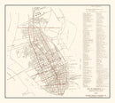 Vintage Map of Charleston, South Carolina 1922