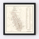 Vintage Map of Charleston, South Carolina 1922
