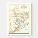 Vintage Map of Broad River, SC 1903