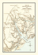 Vintage Map of Broad River, SC 1903