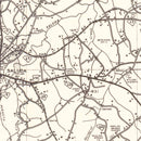 Vintage Map of Saluda County, South Carolina 1939