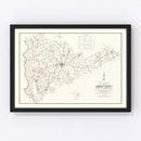 Vintage Map of Sumter County, South Carolina 1939