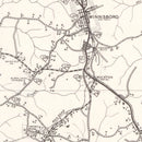 Vintage Map of Fairfield County, South Carolina 1939