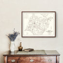 Vintage Map of Williamsburg County, South Carolina 1939