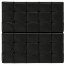 Harrison - Large Square Coffee Table Storage Ottoman - Black