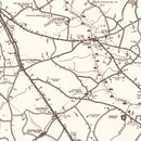 Vintage Map of Aiken County, South Carolina 1939