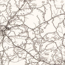 Vintage Map of Pickens County, South Carolina 1939