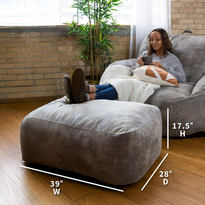 Nestle Loveseat Ottoman